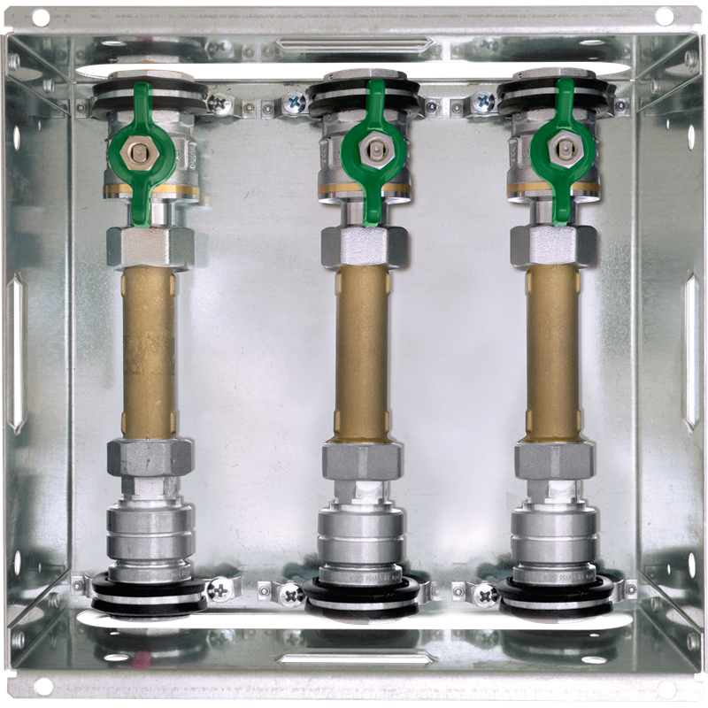 Hydromess Eco Station UP-Kasten für 80 mm Aufputzzähler, für WW, KW und Regenwasser