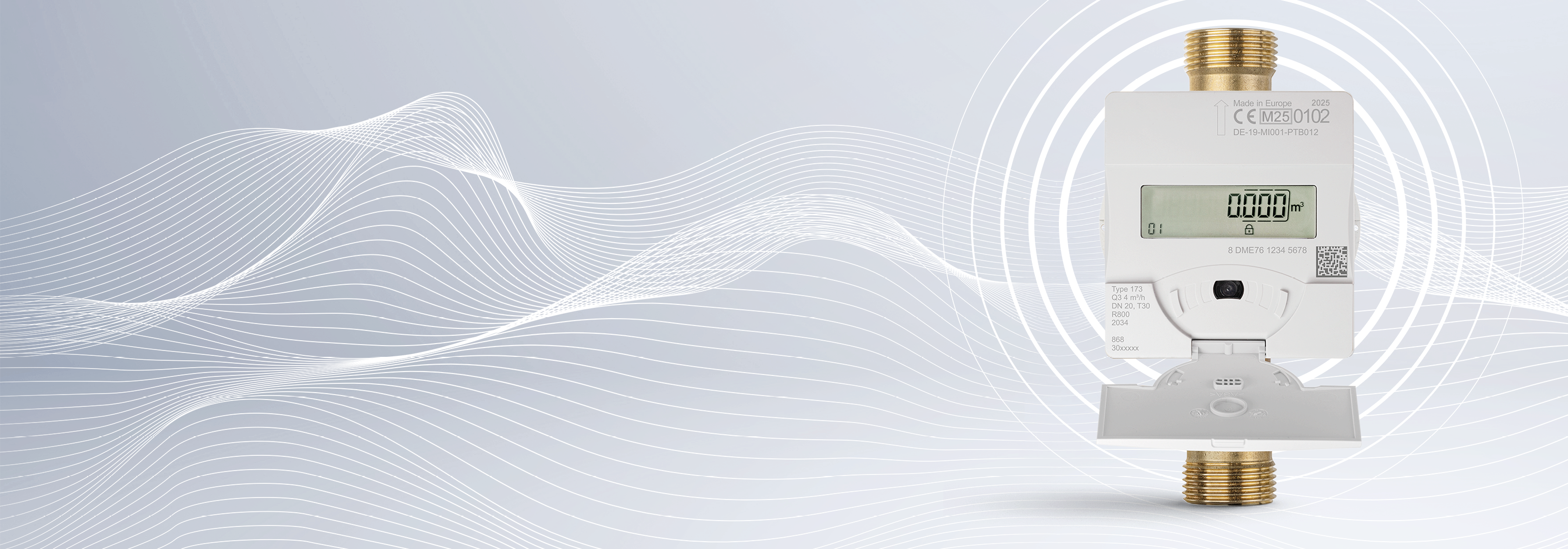 Banner Wasserzähler Ultraschallzähler