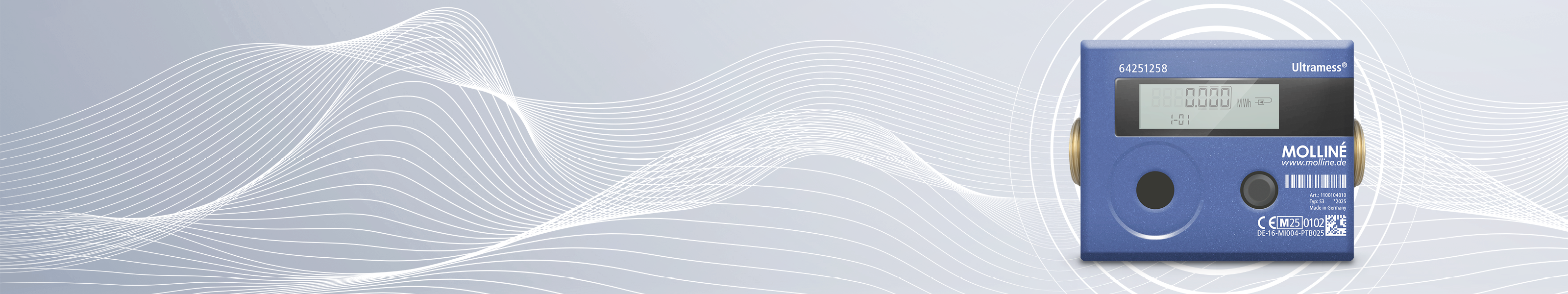 Banner Wärmezähler Ultraschallzähler